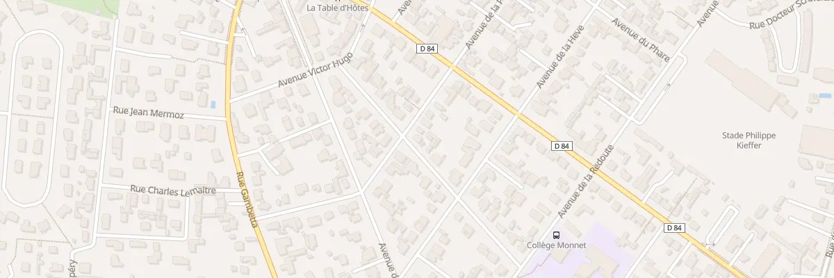 Plan du 13 Av de la Marne à Ouistreham