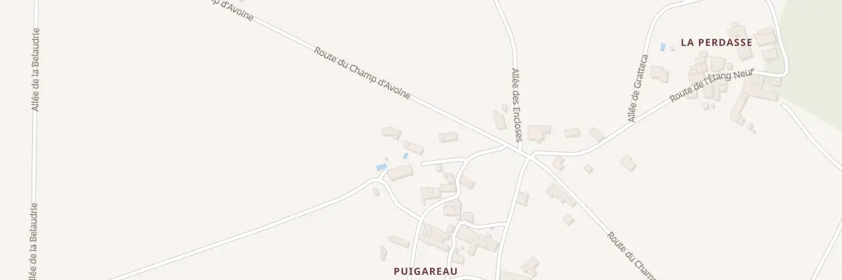 Plan du 5 Rte du Champ d’Avoine à Baignes-Sainte-Radegonde