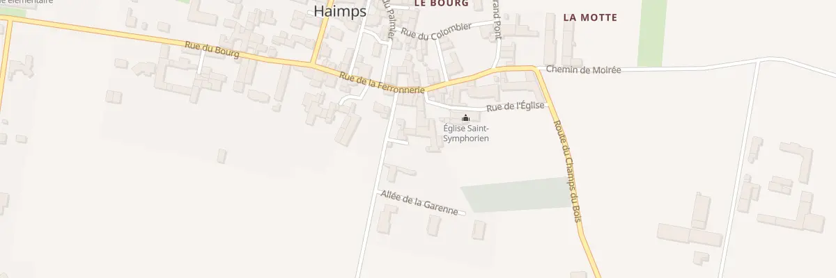 Plan du 1 Imp de la Garenne à Haimps