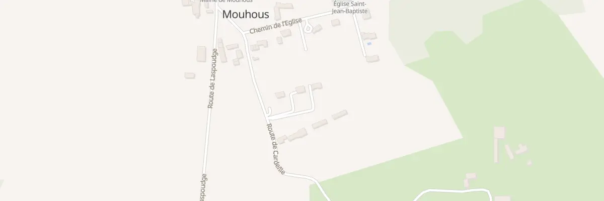 Plan du 219 Rte de Cardeille à Mouhous