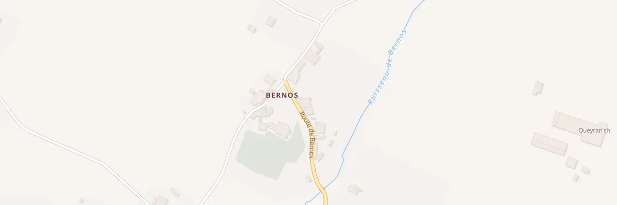 Plan du 16 Le Bourg Est à Bernos-Beaulac