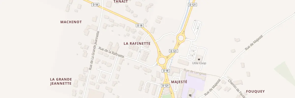 Plan du 89 Rte d’Arveyres à Génissac