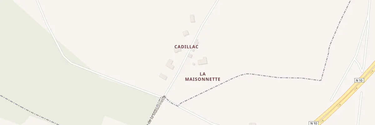 Plan du 5079 La Maisonnette à Pouillac