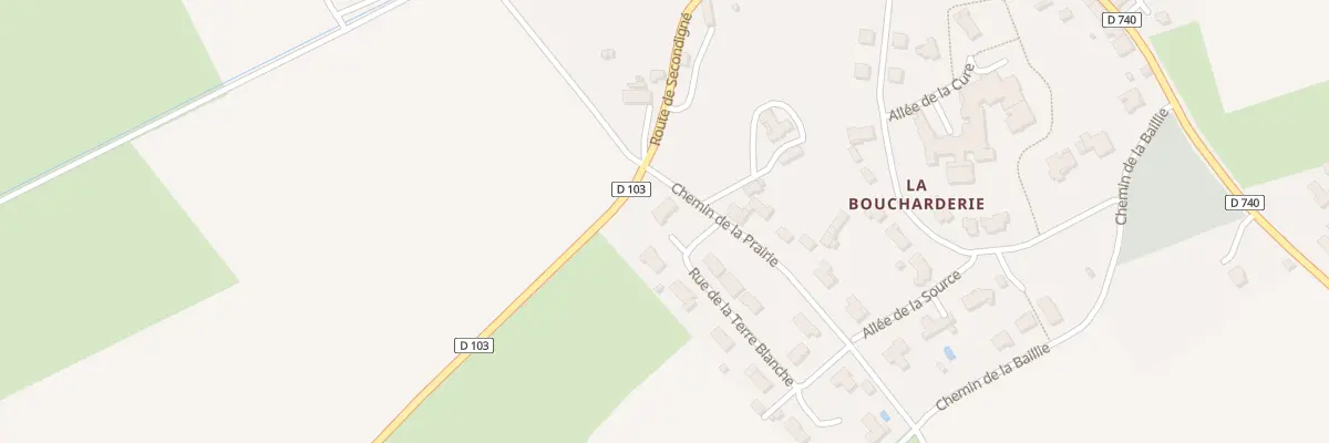 Plan du 19 Rue de la Terre Blanche à Périgné