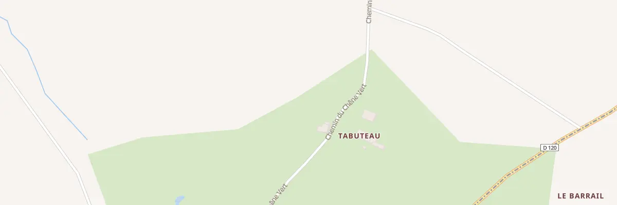Plan du 2 Tabuteau à Lapouyade