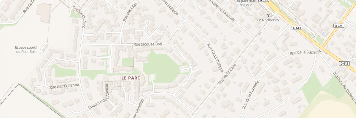 Plan du 11 Rue Jacques Brel à Cagny