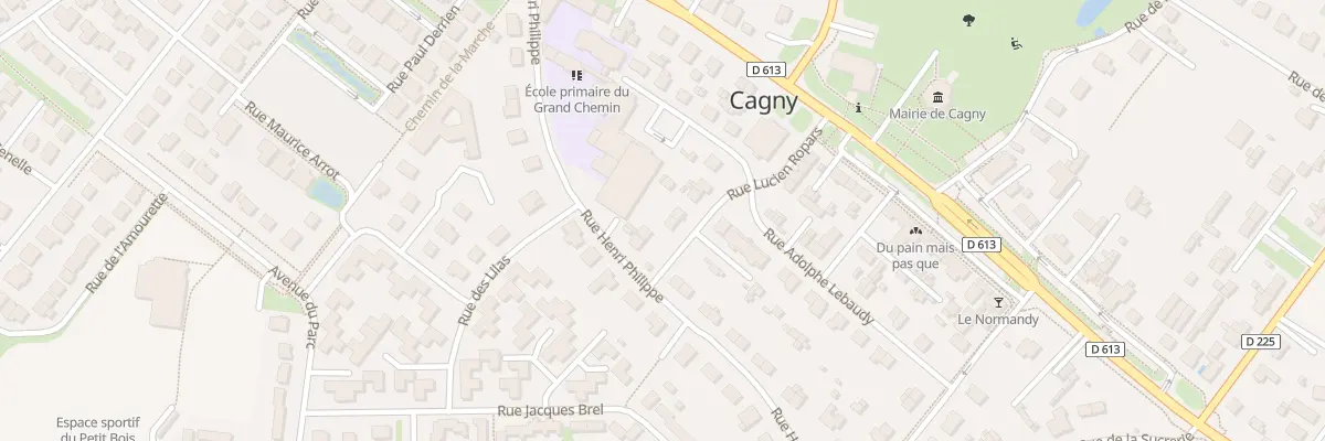 Plan du 8 Rue Lucien Ropars à Cagny