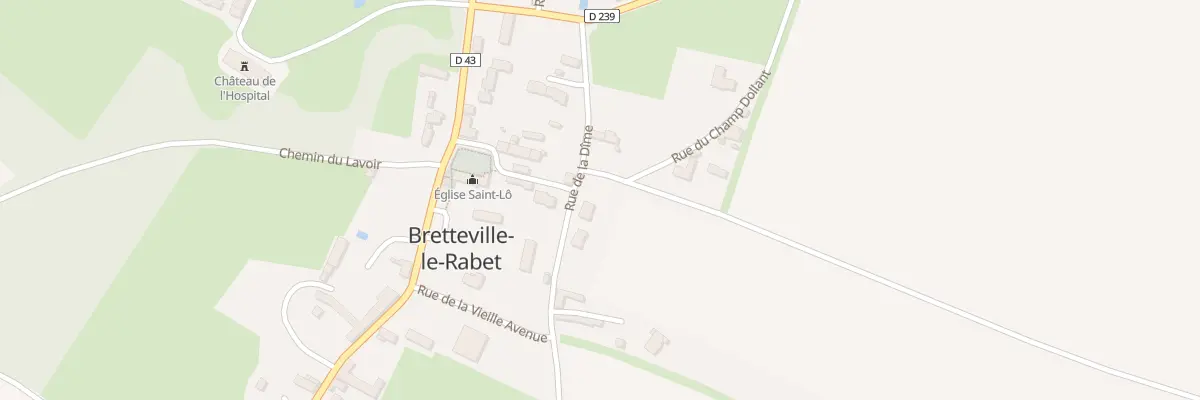 Plan du 5059 Rue de la Dîme à Bretteville-le-Rabet