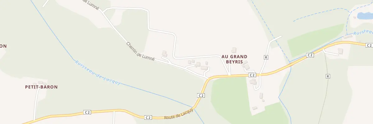 Plan du 8 Che de Lumné au Frêche