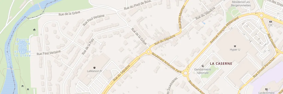 Plan du 146 Rue du Sepulcre à Parthenay