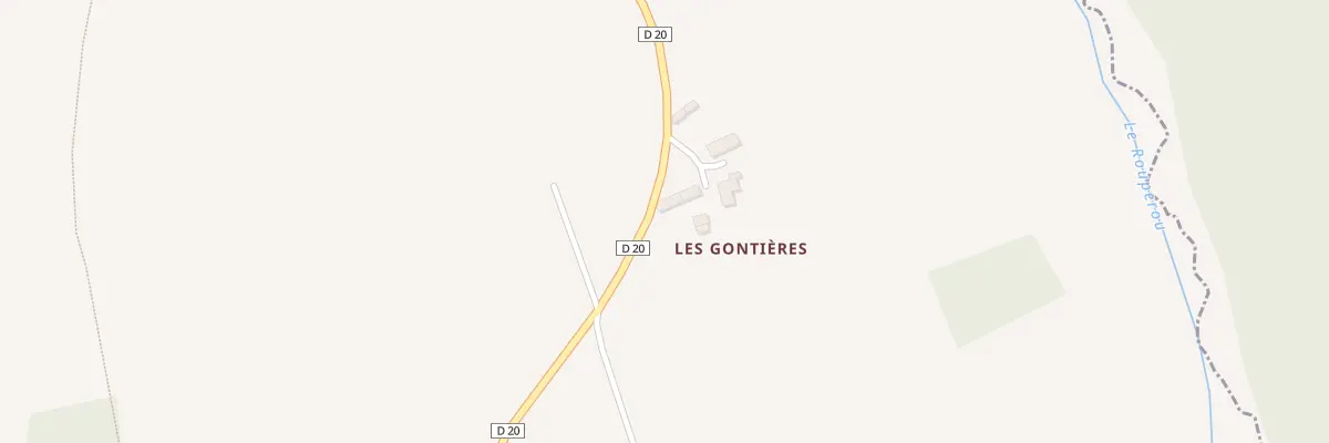 Plan du 4 Les Gontieres à Crennes-sur-Fraubée