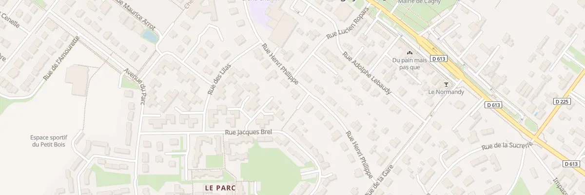 Plan du 22 Rue Henri Philippe à Cagny