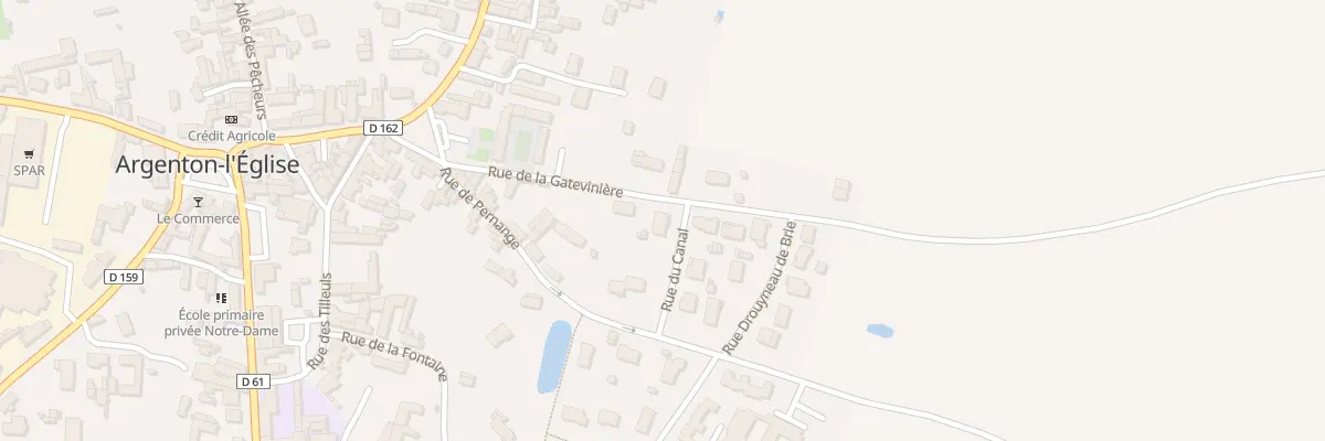 Plan du 79 Rue du Canal à Loretz-d’Argenton