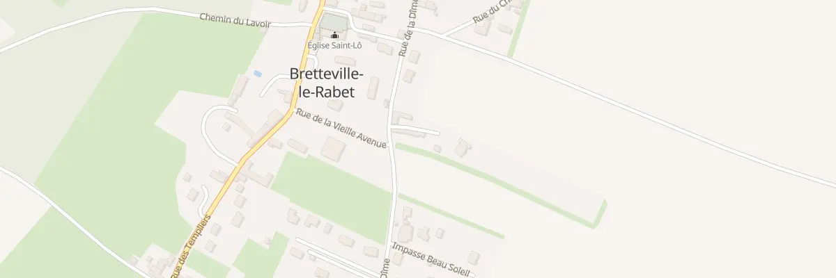Plan du 20 Rue de la Dîme à Bretteville-le-Rabet
