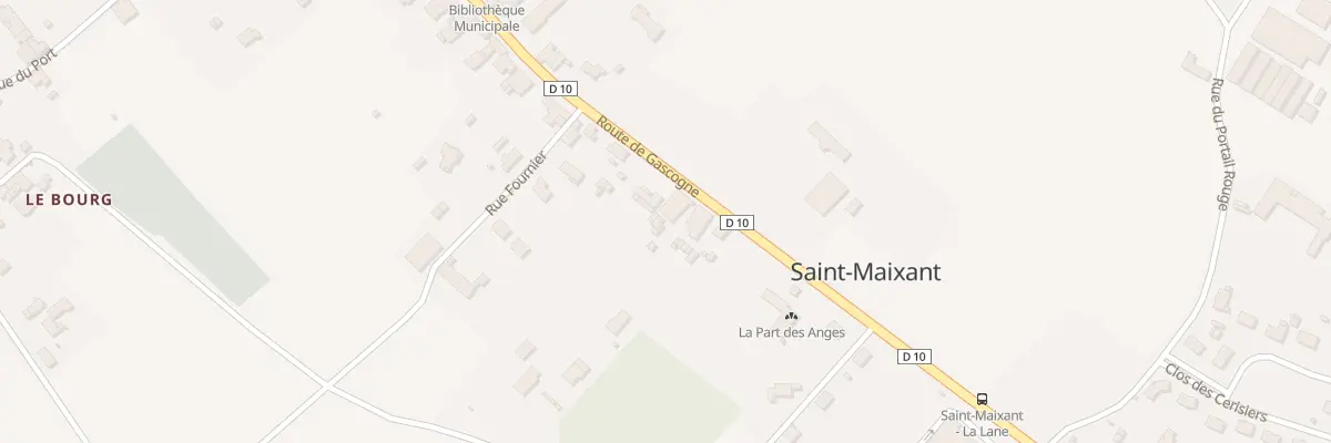 Plan du 122 Cd 10 à Saint-Maixant
