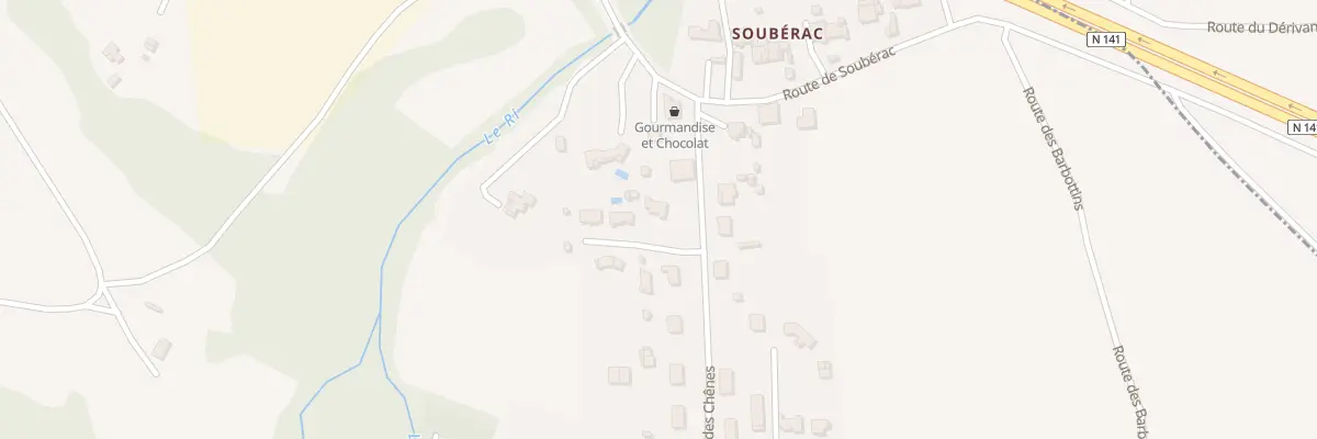 Plan du 4 Imp sous les Chênes à Gensac-la-Pallue