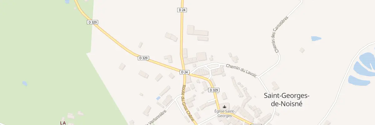 Plan du 1 Pl de la Boulotterie à Saint-Georges-de-Noisné