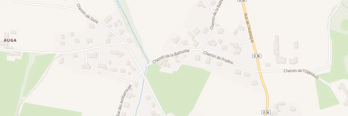 Plan du 13 Che de la Bathorbe à Asson