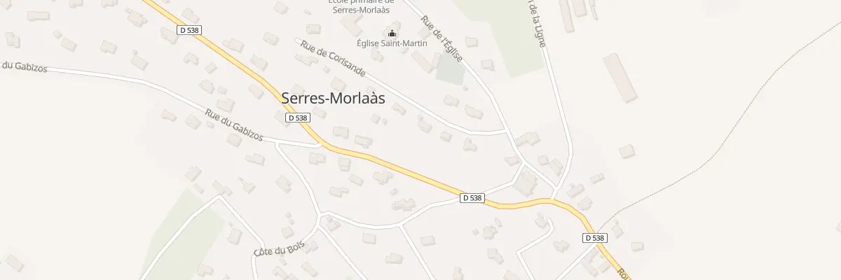 Plan du 5 Rue de Corisande à Serres-Morlaàs