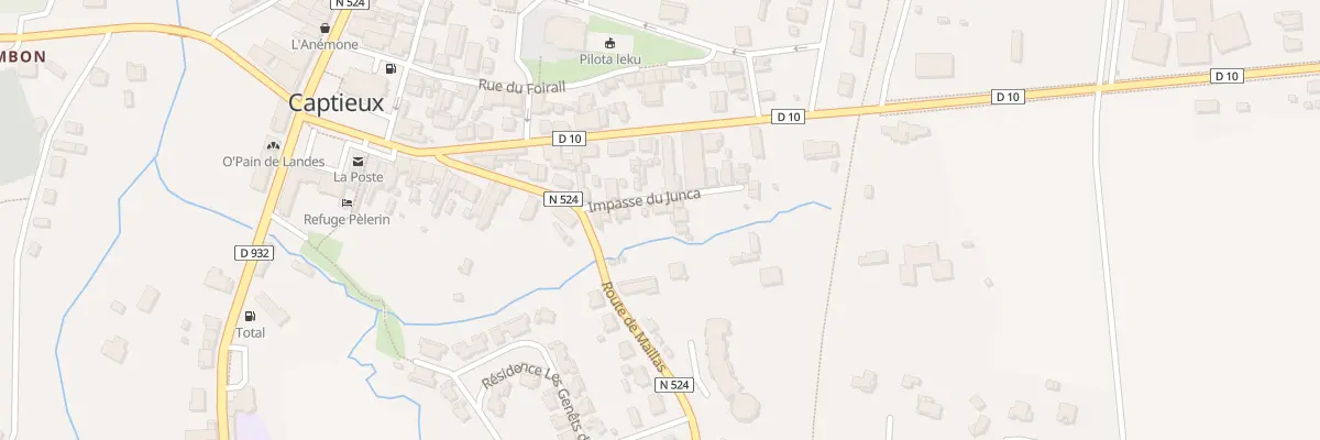Plan du 6 Imp du Junca à Captieux