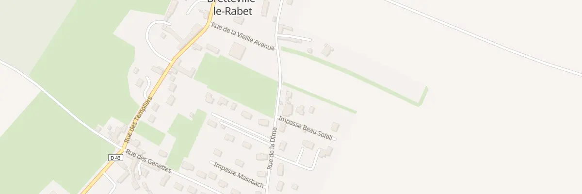 Plan du 5002 Dessus Les Jardins à Bretteville-le-Rabet