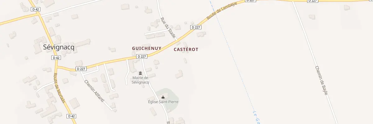 Plan du 5327 Rte de Lembeye à Sévignacq