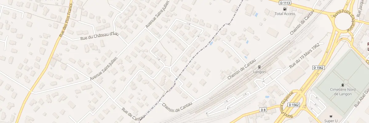 Plan du 27 Rue Elie Dennes à Langon