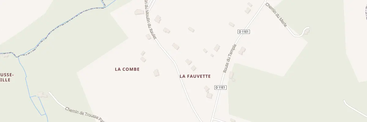 Plan du 7 Che Moulin de Raulet à Blésignac