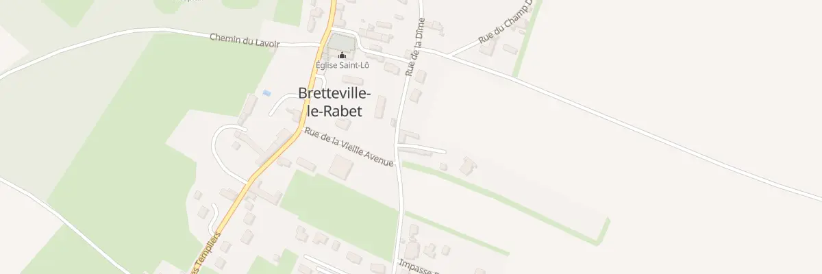 Plan du 5004 Rue de la Dîme à Bretteville-le-Rabet