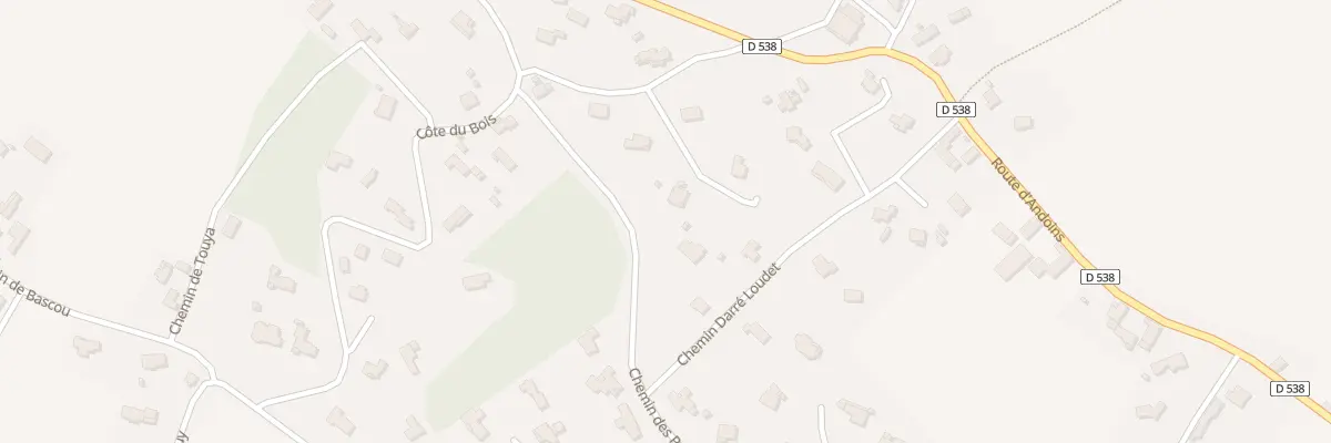 Plan du 3 Che des Pyrenees à Serres-Morlaàs