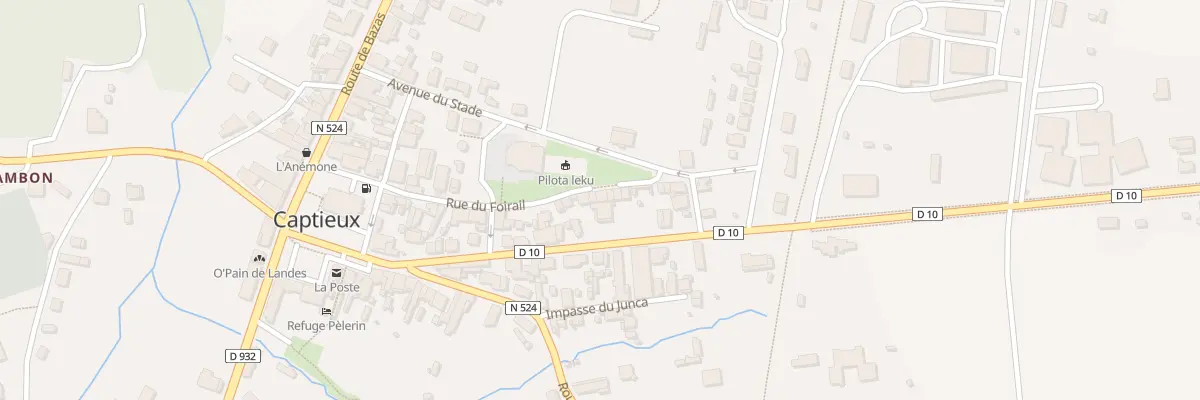 Plan du 28 Rue du Foirail à Captieux