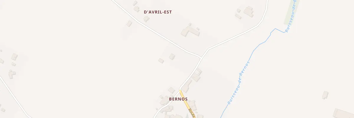Plan du 49 Rte d’Avril à Bernos-Beaulac