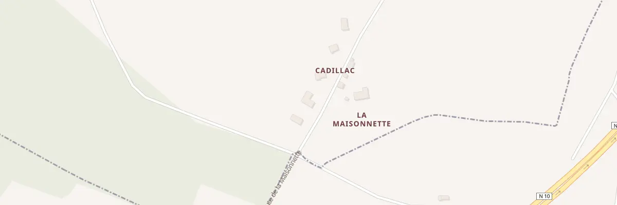Plan du 5129 La Maisonnette à Pouillac