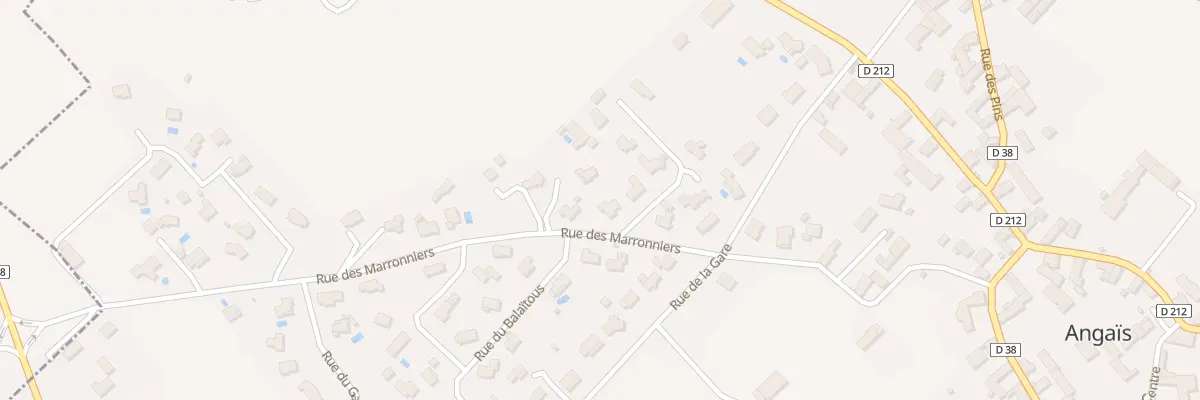 Plan du 1 Rue Las Clabades à Angaïs