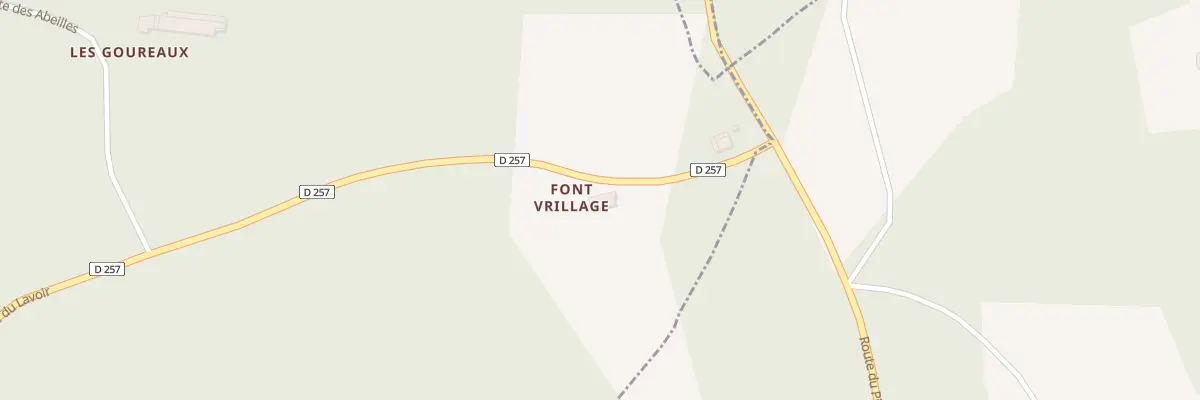 Plan du 5014 Font Vrillage à Sainte-Colombe