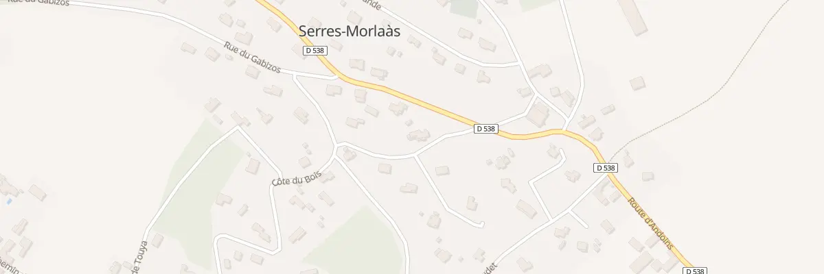 Plan du 15 Che de la Cote du Bois à Serres-Morlaàs