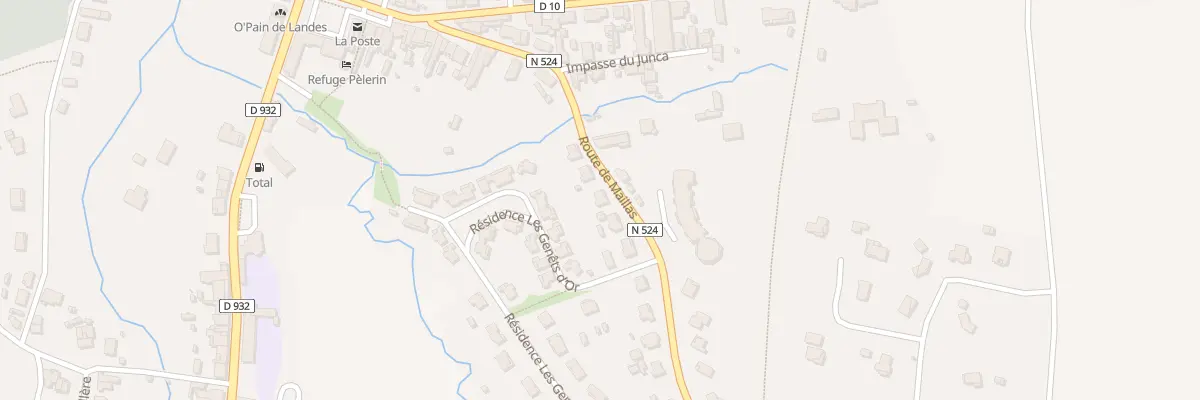 Plan du 32 Rte de Maillas à Captieux