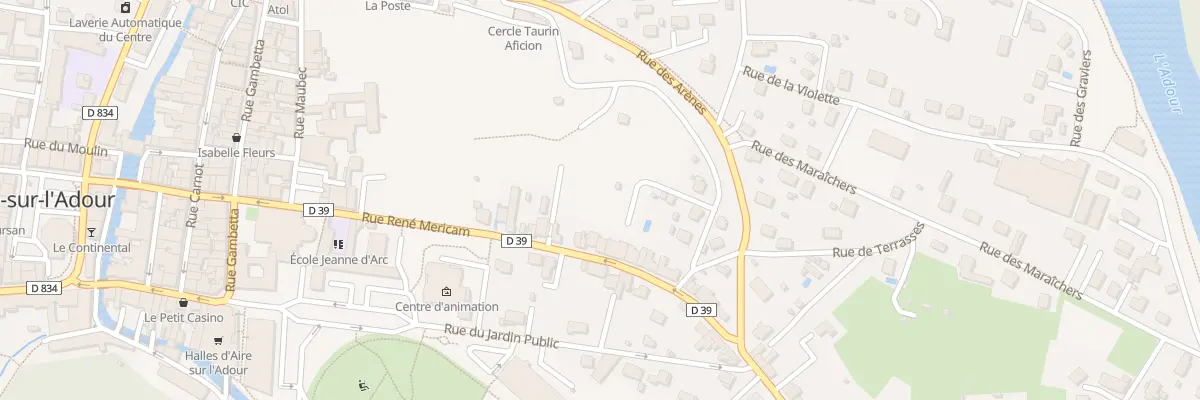 Plan du 37 Rue René Méricam à Aire-sur-l’Adour
