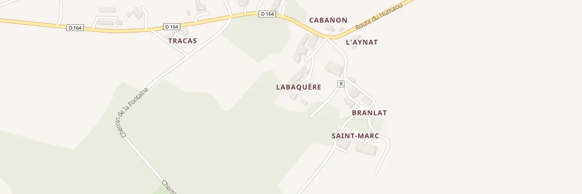 Plan du 108 Imp de Branlat à Hontanx