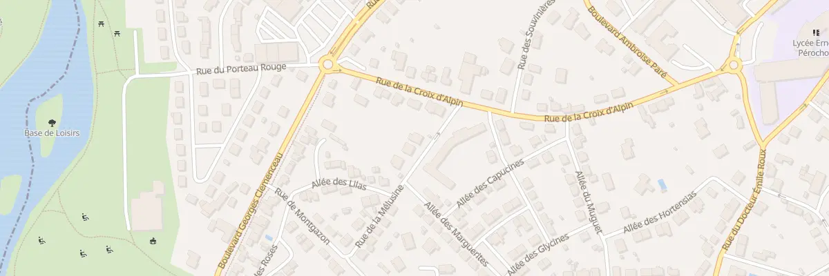 Plan du 4 Rue de la Mélusine à Parthenay