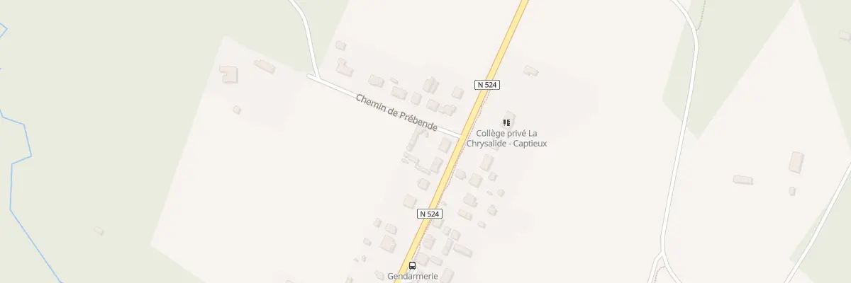 Plan du 99 Rte de Bazas à Captieux