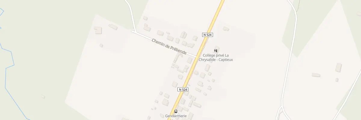 Plan du 97 Rte de Bazas à Captieux
