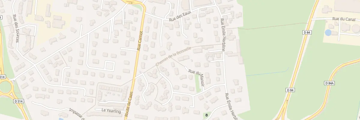 Plan du 11 Rue du Manoir à Ouistreham