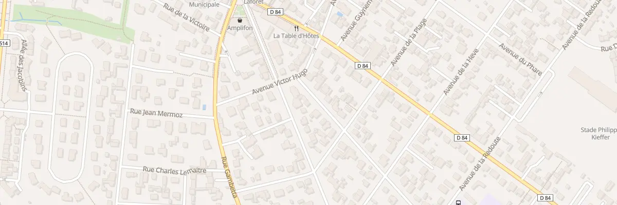 Plan du 4 Av de la Marne à Ouistreham