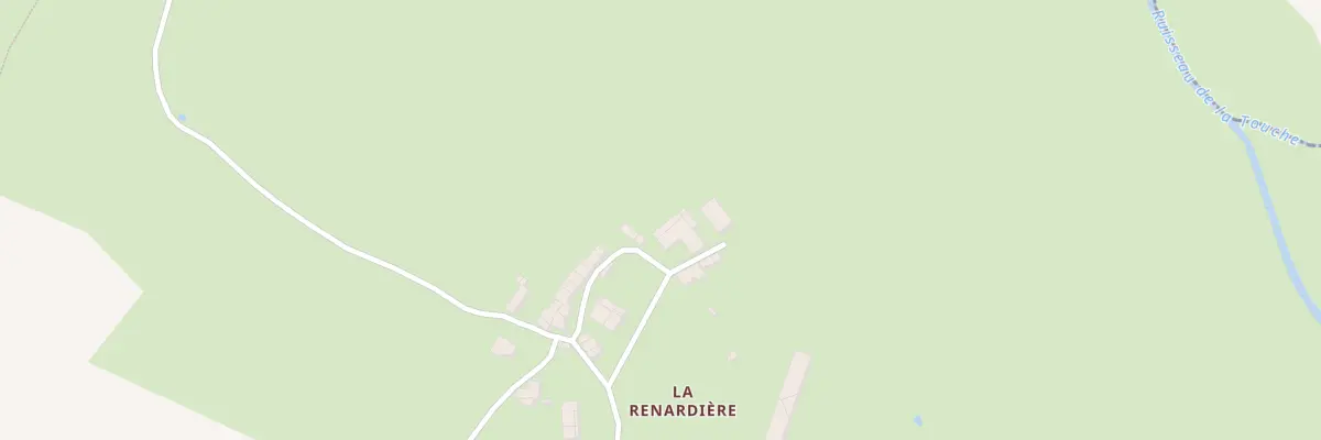Plan du 7000 La Renardière à Verruyes