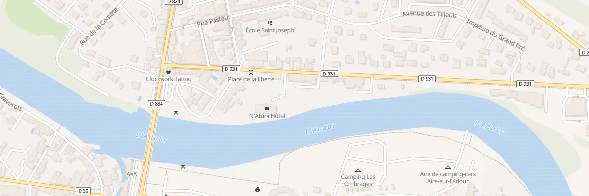 Plan du 30B Av du Quatre Septembre à Aire-sur-l’Adour