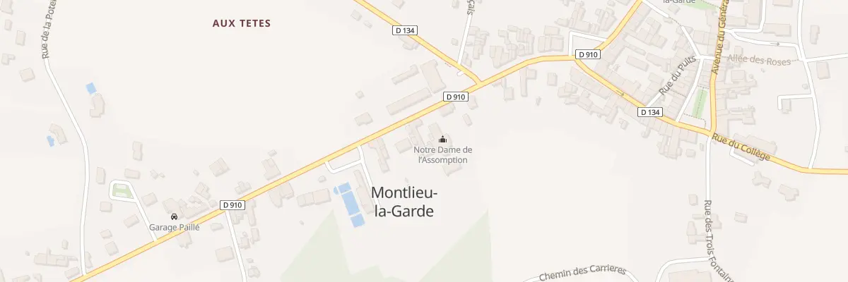 Plan du 47 Av de la République à Montlieu-la-Garde