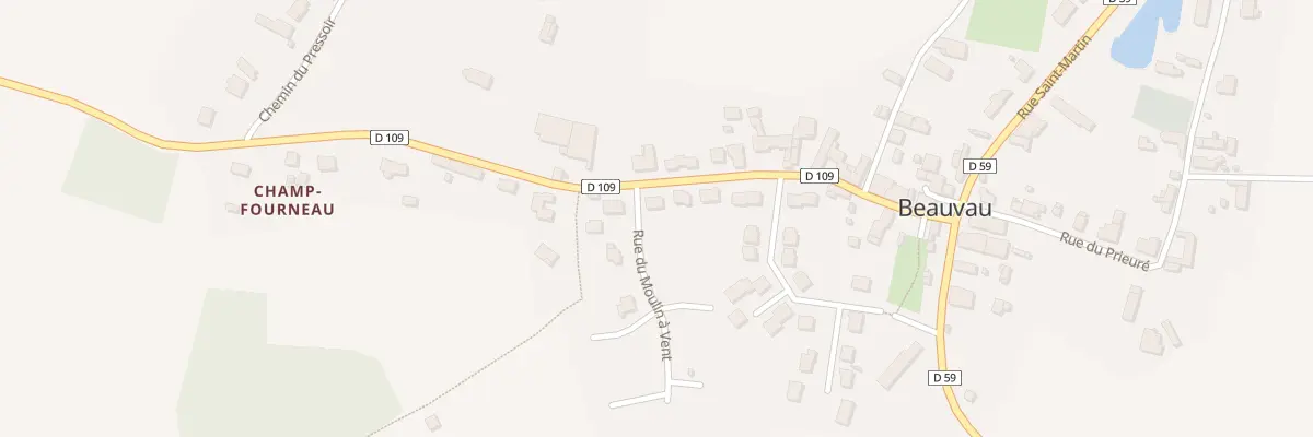 Plan du 22 Rue de la Tranchardière à Jarzé Villages