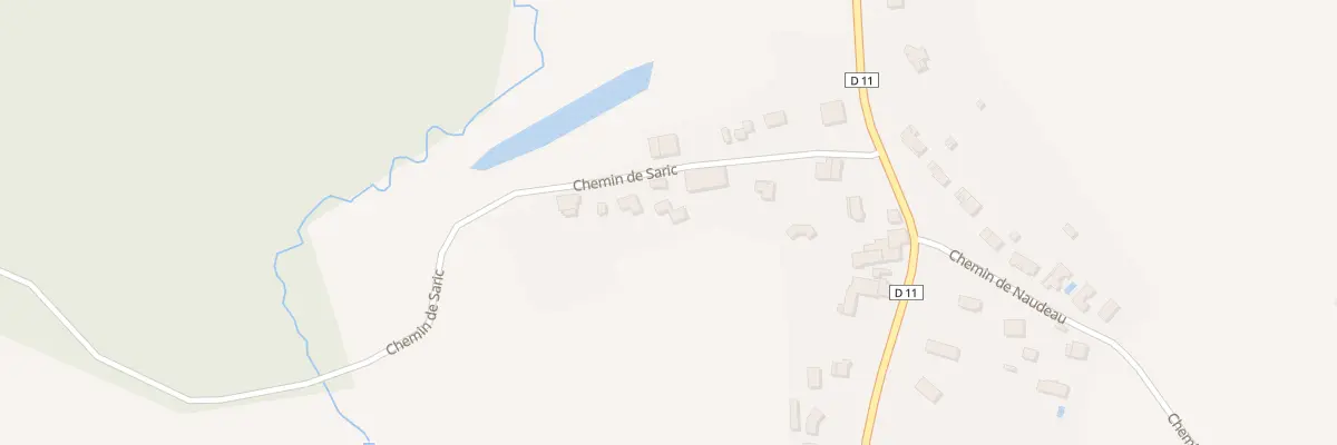 Plan du 4B Che de Saric à Targon
