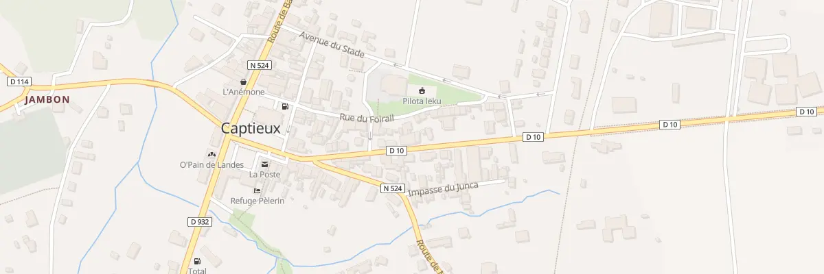 Plan du 25 Rue de la Gare à Captieux